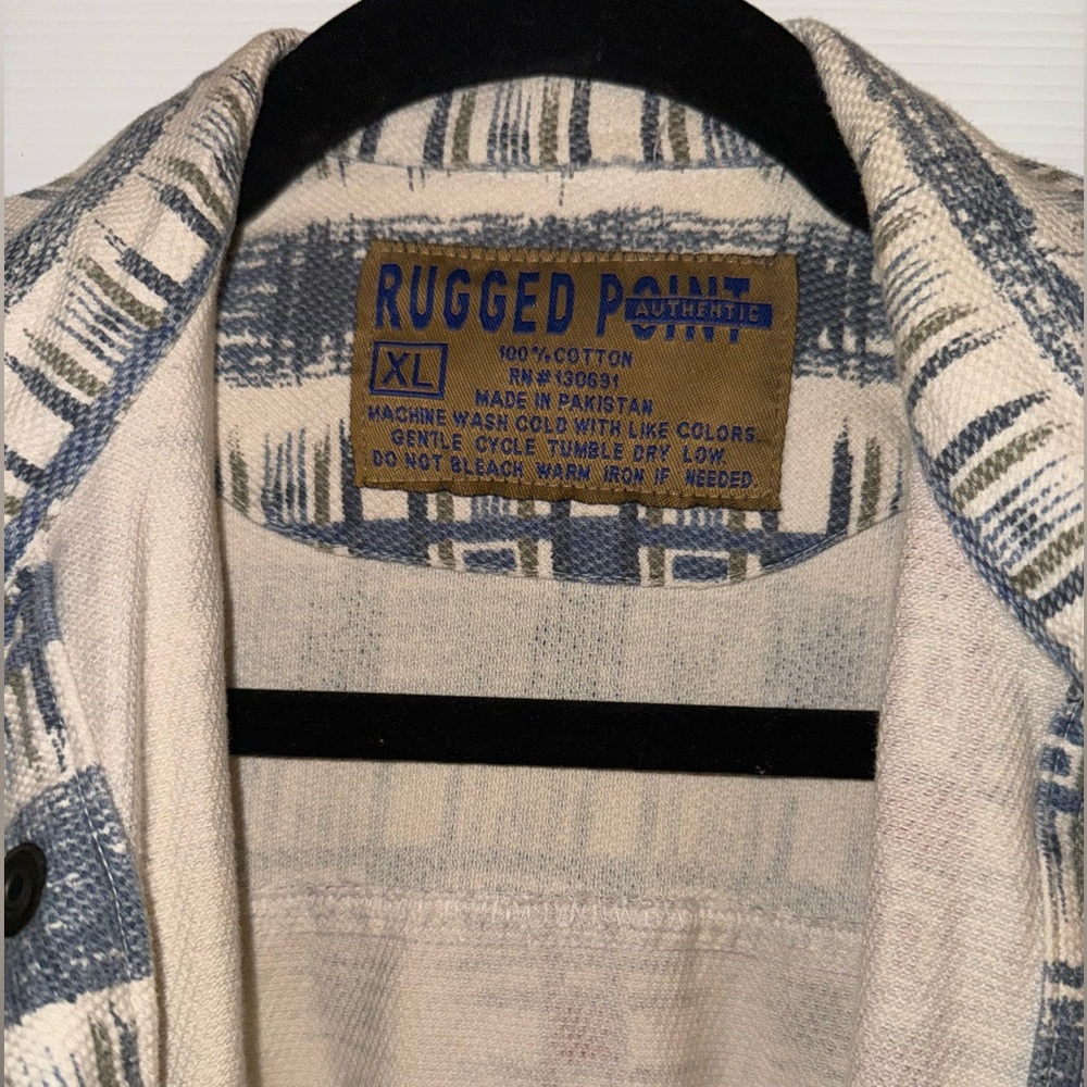 Rugged Point Authentic Vintage Patterned Jacket 1… - image 2